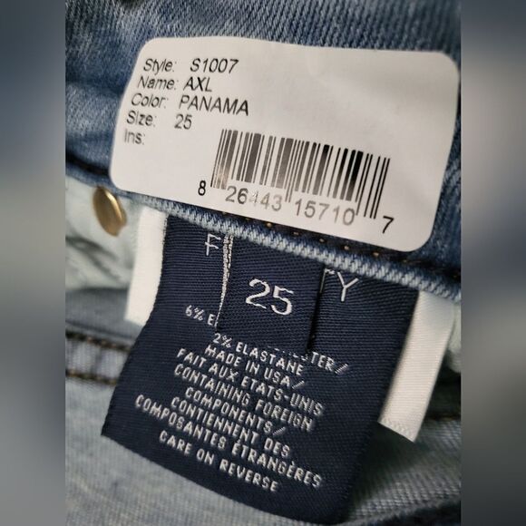 Fidelity by anthropology distressed AXL girlfriend jean - Picture 8 of 9